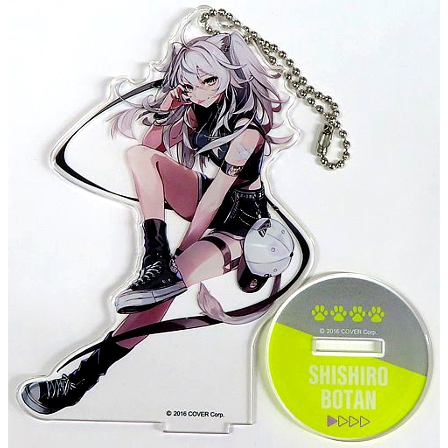 Shishiro Botan POKImari Illustration Acrylic Stand Keychain Virtual YouTuber Hololive Shishiro Botan x Capcom Net Catcher Captore [USED]