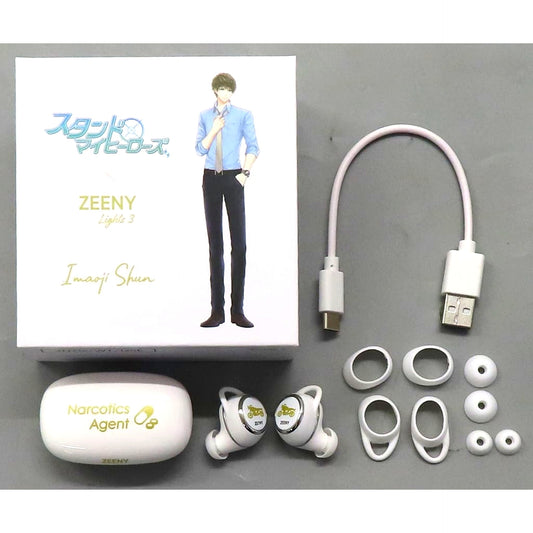 Shun Imaoji Stand My Heroes x Zeeny Zeeny Lights 3 Collaboration Earphones [USED]