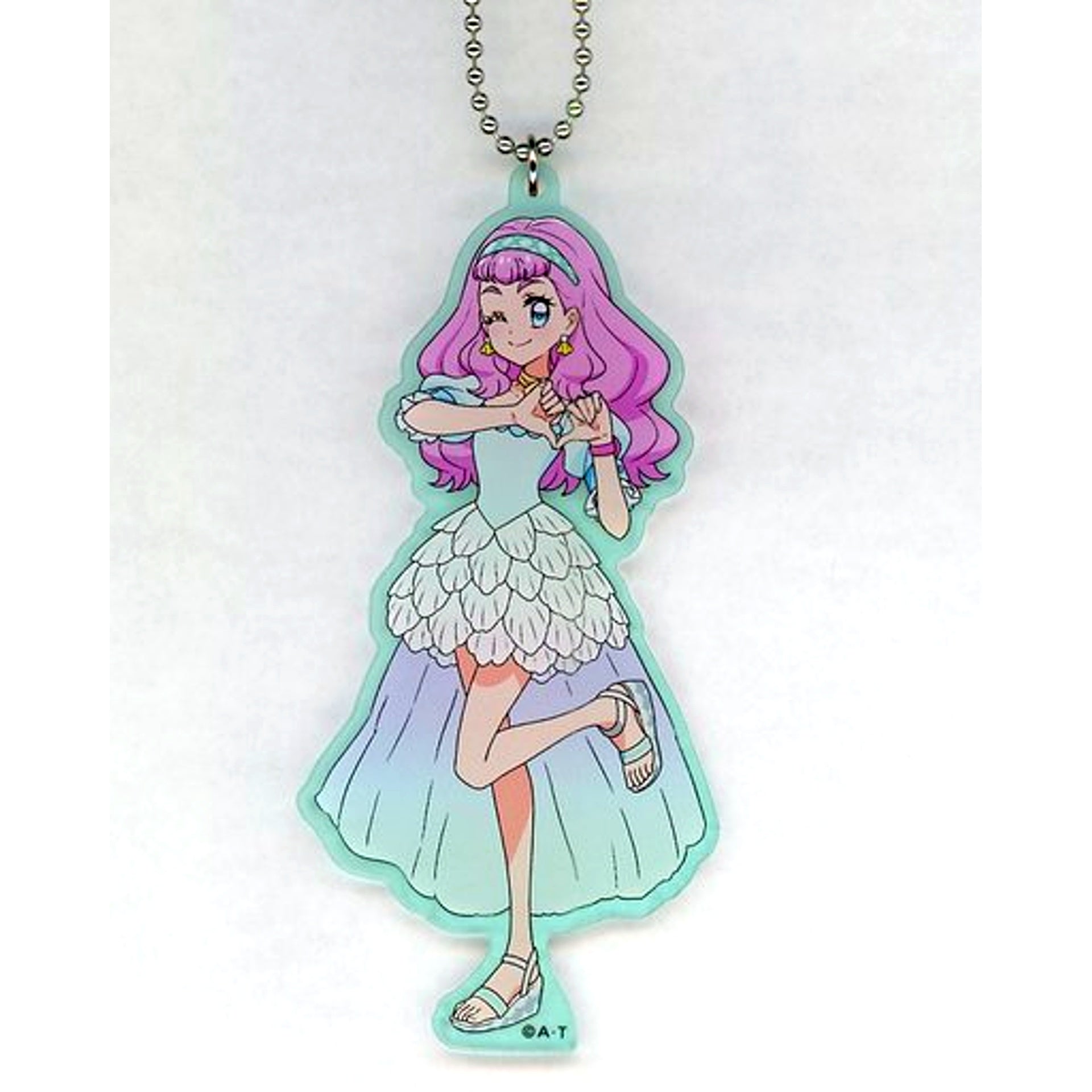 Laura Tropical-Rouge! PreCure Nagoya PARCO Branch Design Acrylic Keychain Pretty Store Ltd [USED]