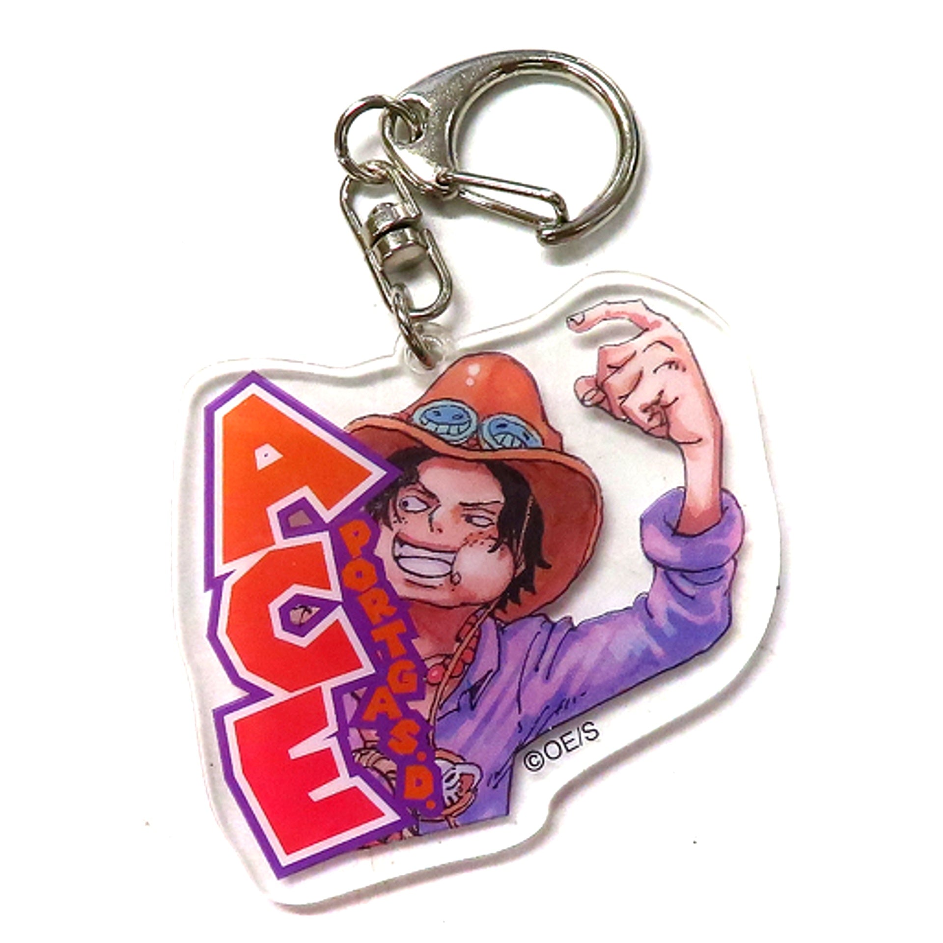 Portgas D. Ace Acrylic Keychain One Piece [USED]