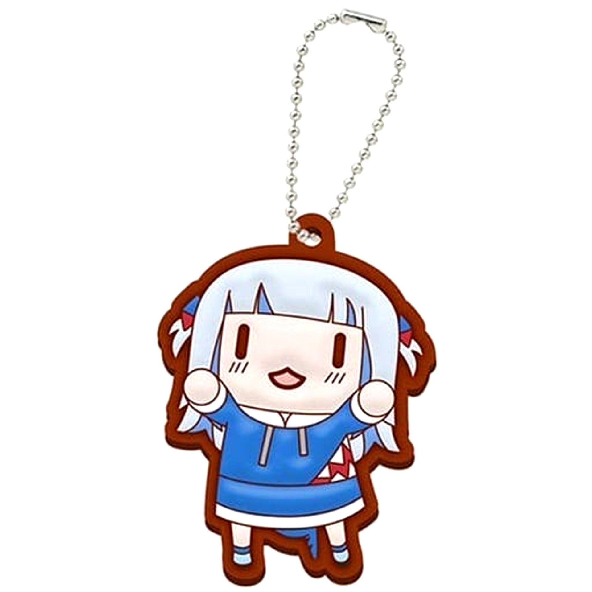 Virtual YouTuber hololive English Gawr Gura Smol Reversible Rubber Mascot RibaRaba! [USED]