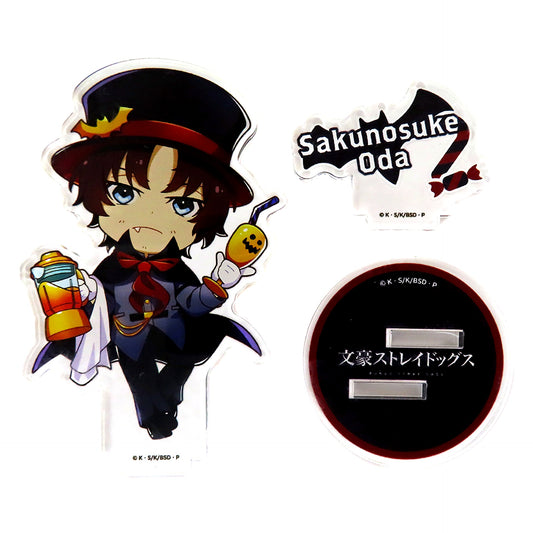 Sakunosuke Oda Black Bungo Stray Dogs x NATSLIVE CAFE Vol. 4 Acrylic Stand [USED]