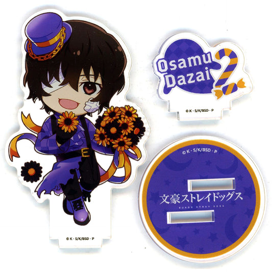 Osamu Dazai Purple Bungo Stray Dogs x NATSLIVE CAFE Vol. 4 Acrylic Stand [USED]