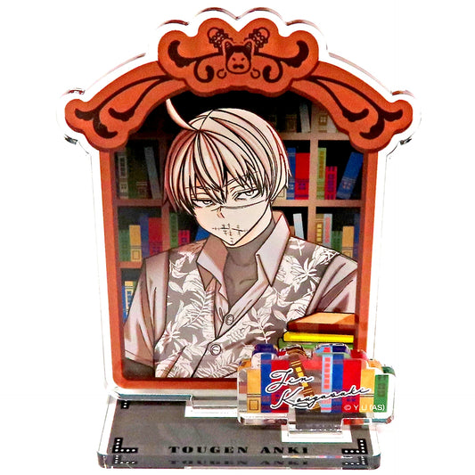 Jin Kougasaki Half Body Tougen Anki Trading Acrylic Stand Collection Bookstore Limited Goods [USED]