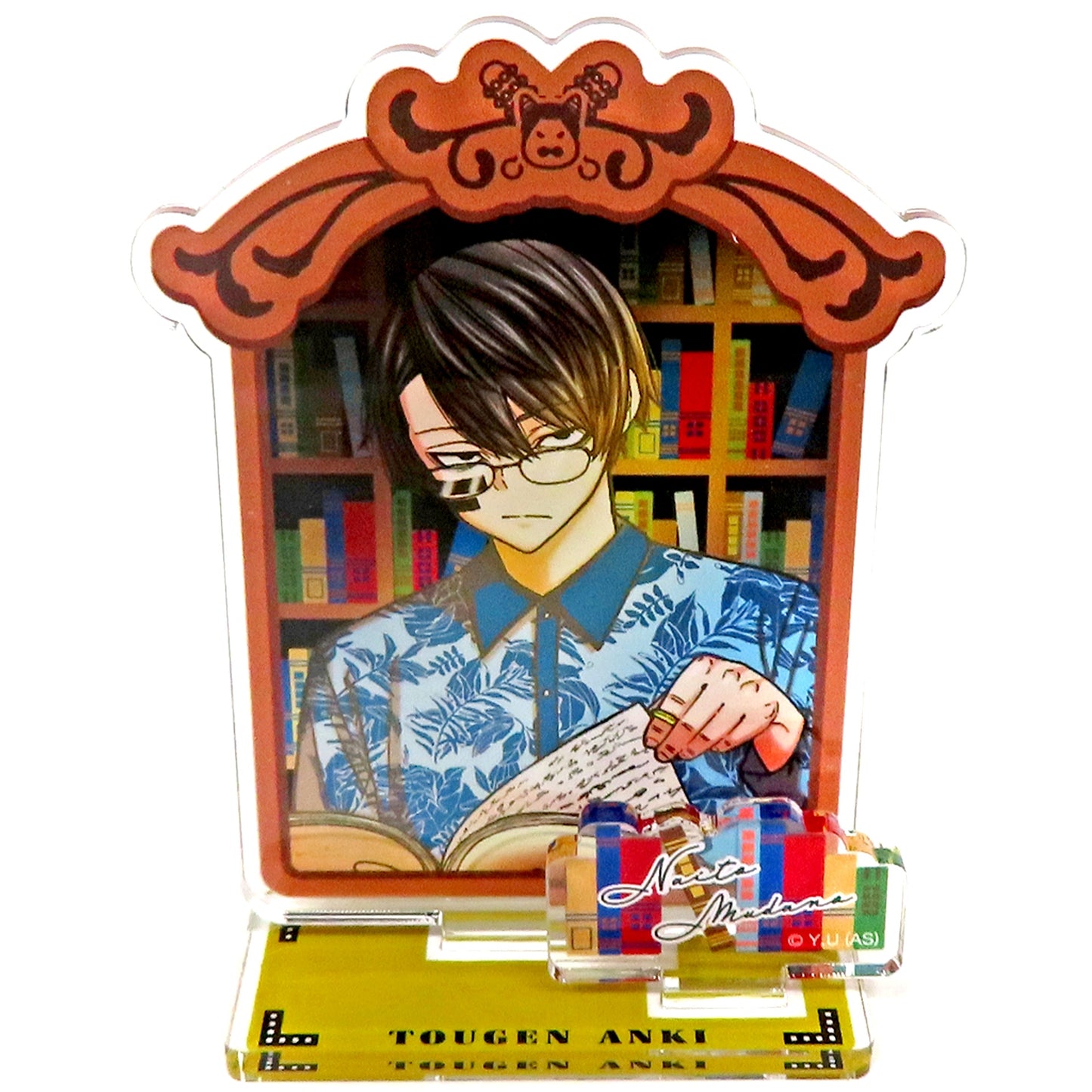 Naito Mudano Glasses Tougen Anki Trading Acrylic Stand Collection Bookstore Limited Goods [USED]
