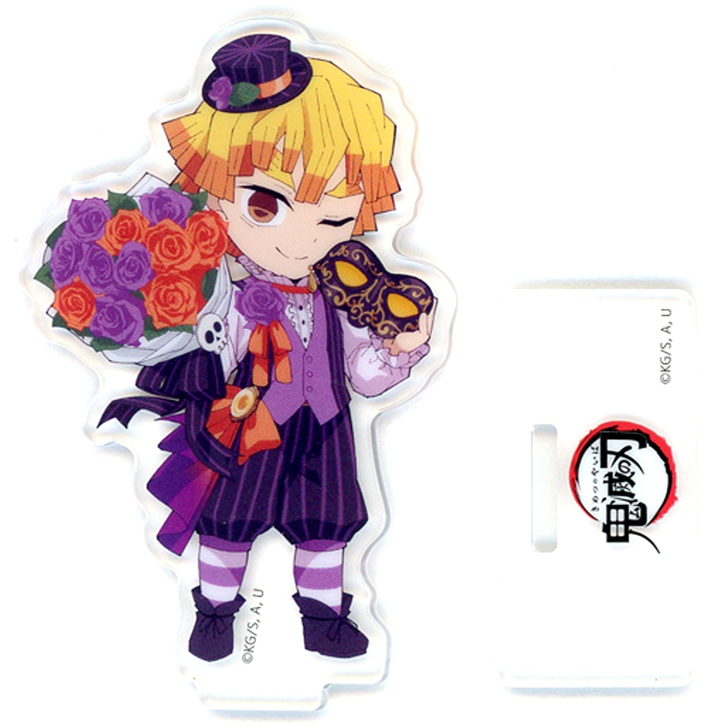Zenitsu Agatsuma Demon Slayer x ufotable cafe Halloween 2023 Masquerade Random Acrylic Stand A [USED]