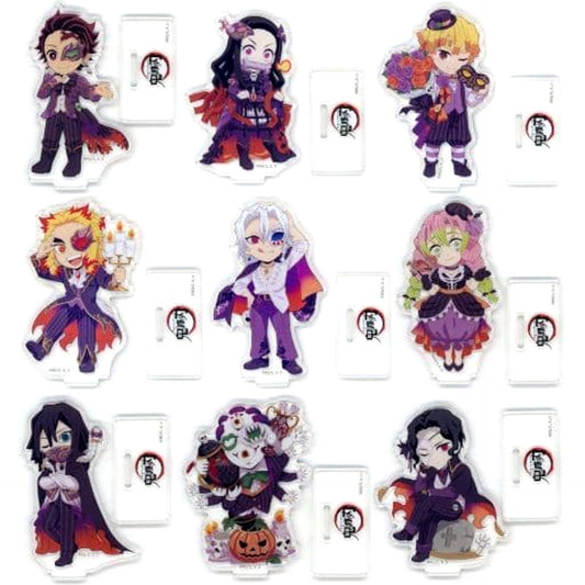 Nezuko Kamado & Others Demon Slayer: Kimetsu no Yaiba All 9 Types Set Random Acrylic Stand A ufotable Cafe Halloween 2023 Masquerade Exclusive [USED]