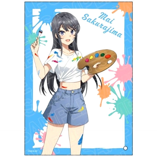 Mai Sakurajima Painter Ver. Mini Acrylic Art Rascal Does Not Dream of a Sister Venturing Out [USED]