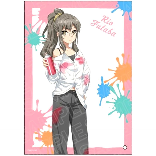 Rio Futaba Painter Ver. Rascal Does Not Dream of a Sister Venturing Out Mini Acrylic Art [USED]