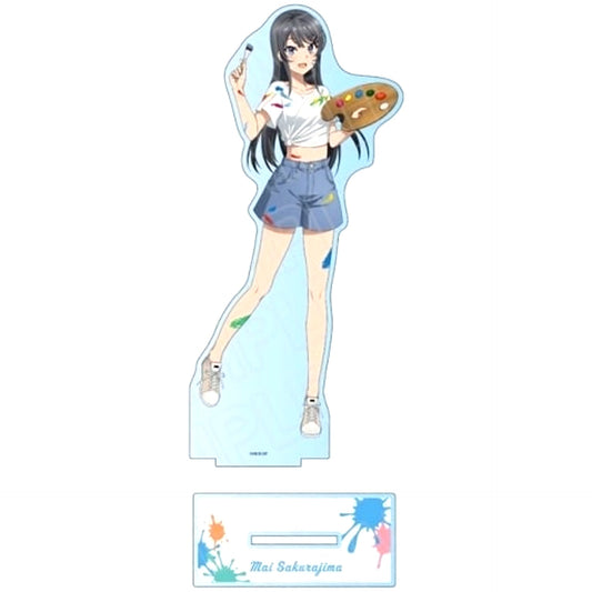 Mai Sakurajima Painter Ver. Extra Large Acrylic Figure Rascal Does Not Dream of a Sister Venturing Out [USED]