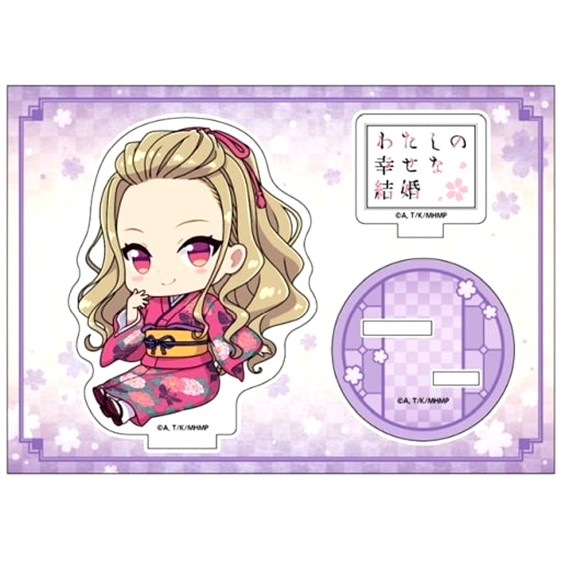 Kaya Saimori My Happy Marriage Petanko Acrylic Figure [USED]