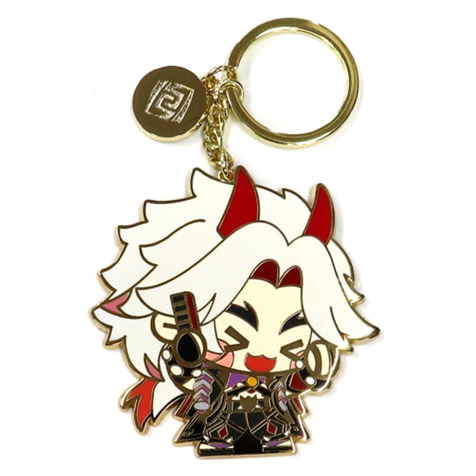 Genshin Arataki Itto Character Metal Key Ring Keychains [USED]