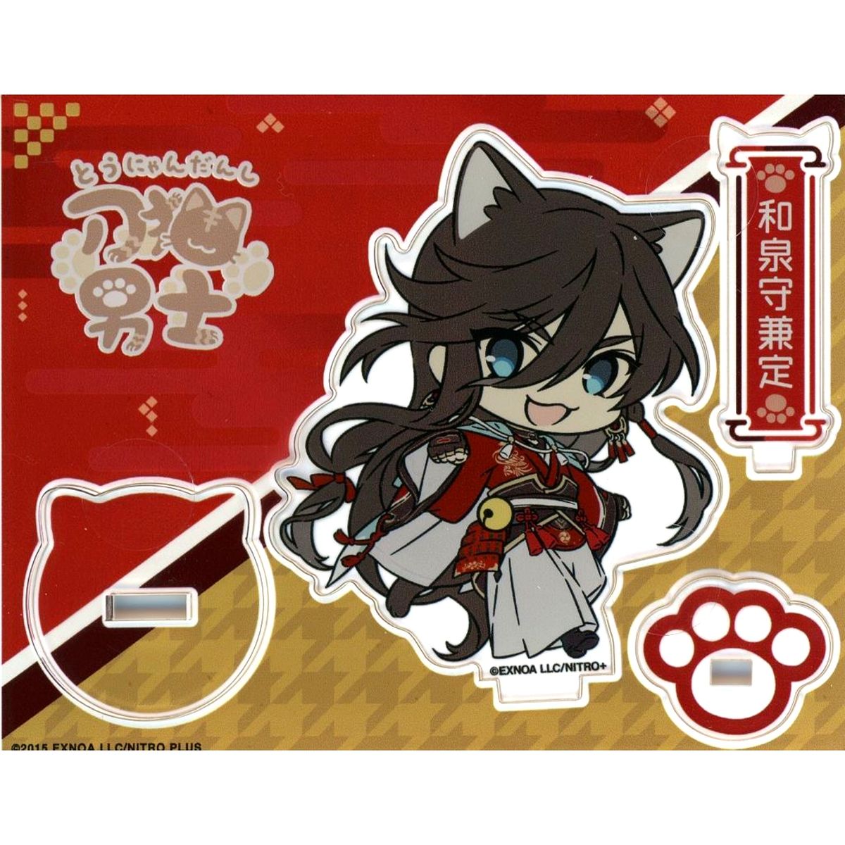 Izuminokami Kanesada Touken Ranbu ONLINE Touneko Danshi Acrylic Stand POP UP STORE Touken Neko Danshi [USED]