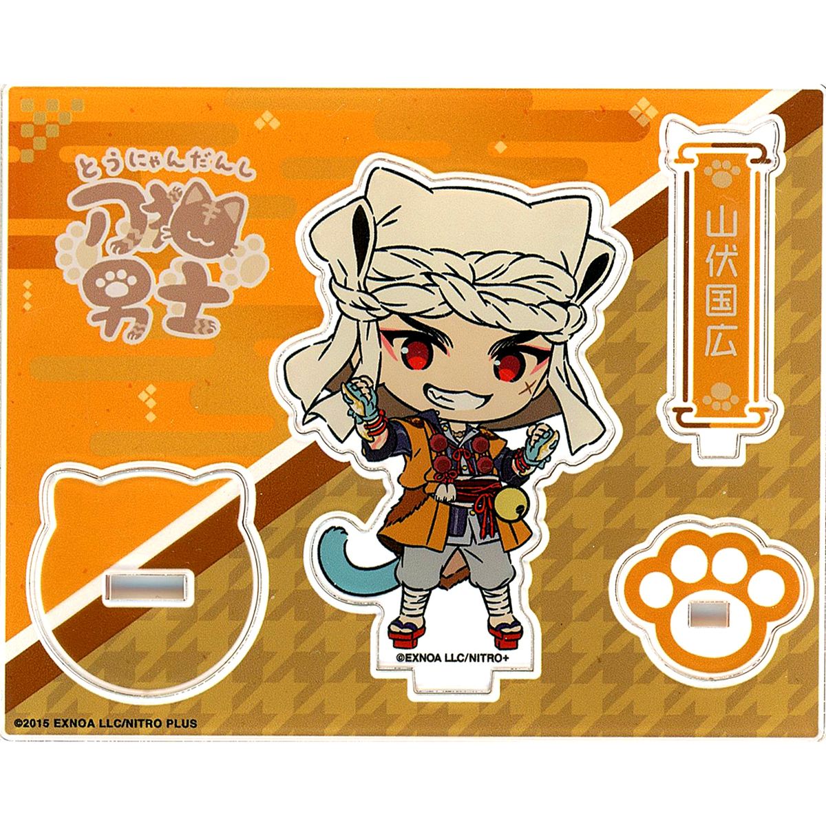 Yamabushi Kunihiro Touken Ranbu ONLINE Touneko Danshi Acrylic Stand POP UP STORE Touken Neko Danshi [USED]