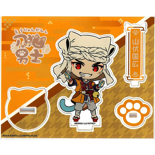 Yamabushi Kunihiro Touken Ranbu ONLINE Touneko Danshi Acrylic Stand POP UP STORE Touken Neko Danshi [USED]