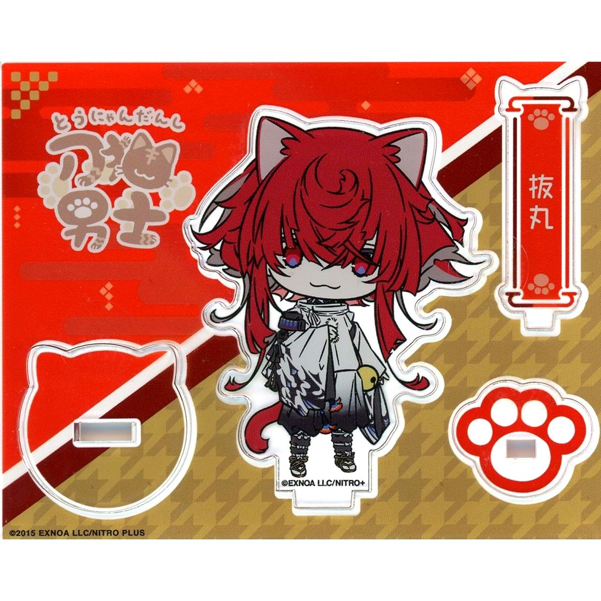 Nukemaru Touken Ranbu ONLINE Touneko Danshi Acrylic Stand POP UP STORE [USED]
