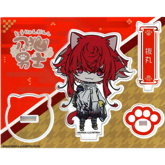 Nukemaru Touken Ranbu ONLINE Touneko Danshi Acrylic Stand POP UP STORE [USED]