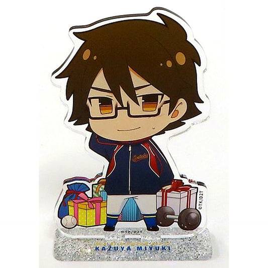 Kazuya Miyuki Ace of Diamond act II x Gratte animate cafe Big Acrylic Stand [USED]