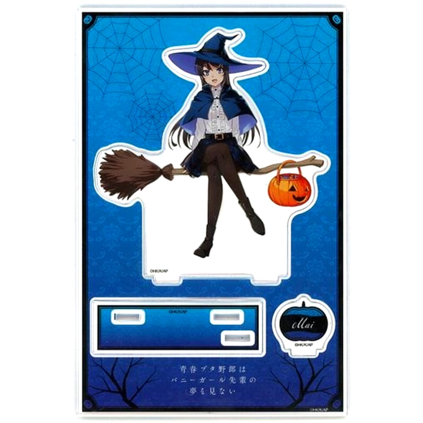 Mai Sakurajima Illustration Halloween 2023 Ver. BIG Acrylic Stand with Parts Rascal Does Not Dream of Bunny Girl Senpai POP UP SHOP in AMNIBUS STORE [USED]