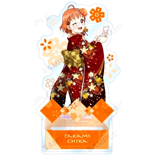 Chika Takami Aqours Haregi Ver. Acrylic Stand Love Live! School Idol Festival [USED]