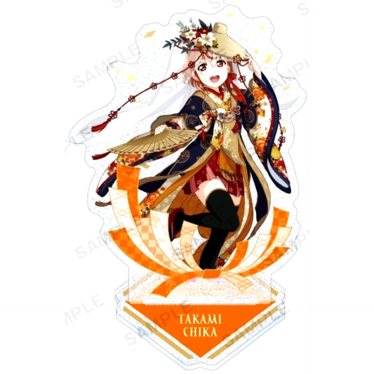 Chika Takami Aqours Haregi Ver. Kirarin Acrylic Stand Love Live! School Idol Festival [USED]