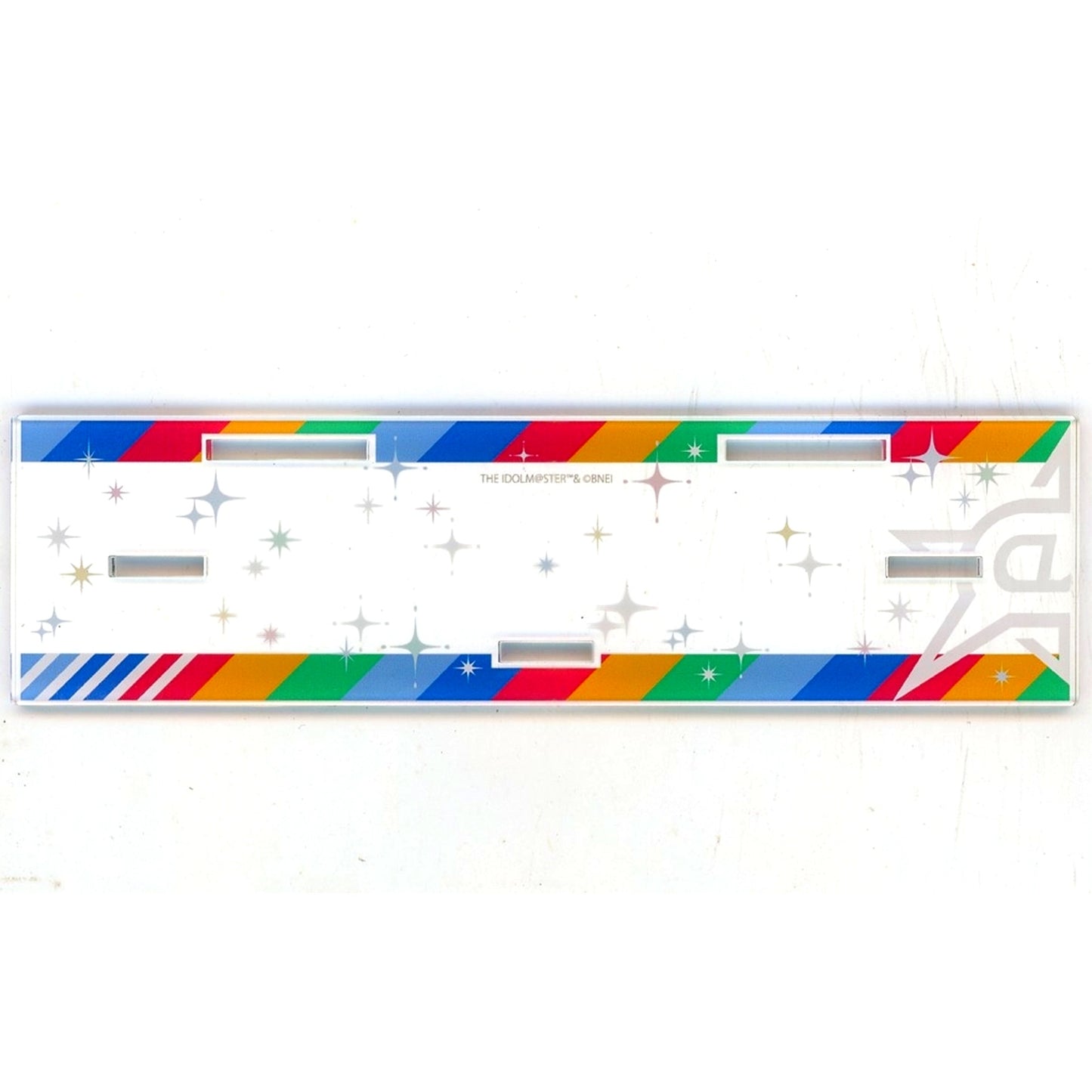 Logo The Idolmaster Masters of Idol World!!!!! 2023 Blu-ray Release Commemorative Official Idol Acrylic Plate Base for 3 People [USED]