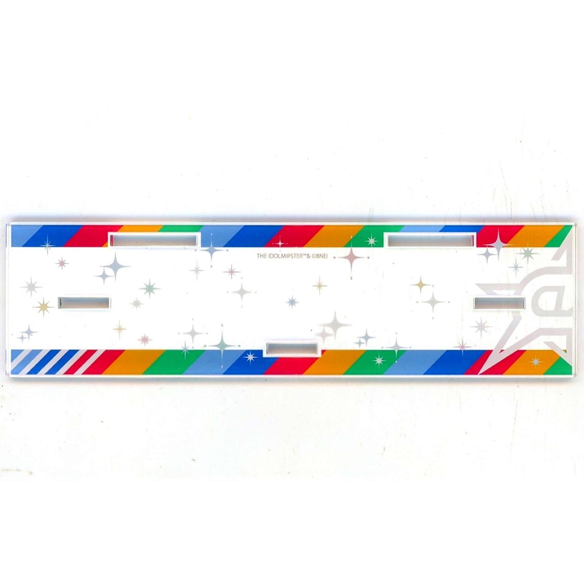 Logo The Idolmaster Masters of Idol World!!!!! 2023 Blu-ray Release Commemorative Official Idol Acrylic Plate Base for 3 People [USED]