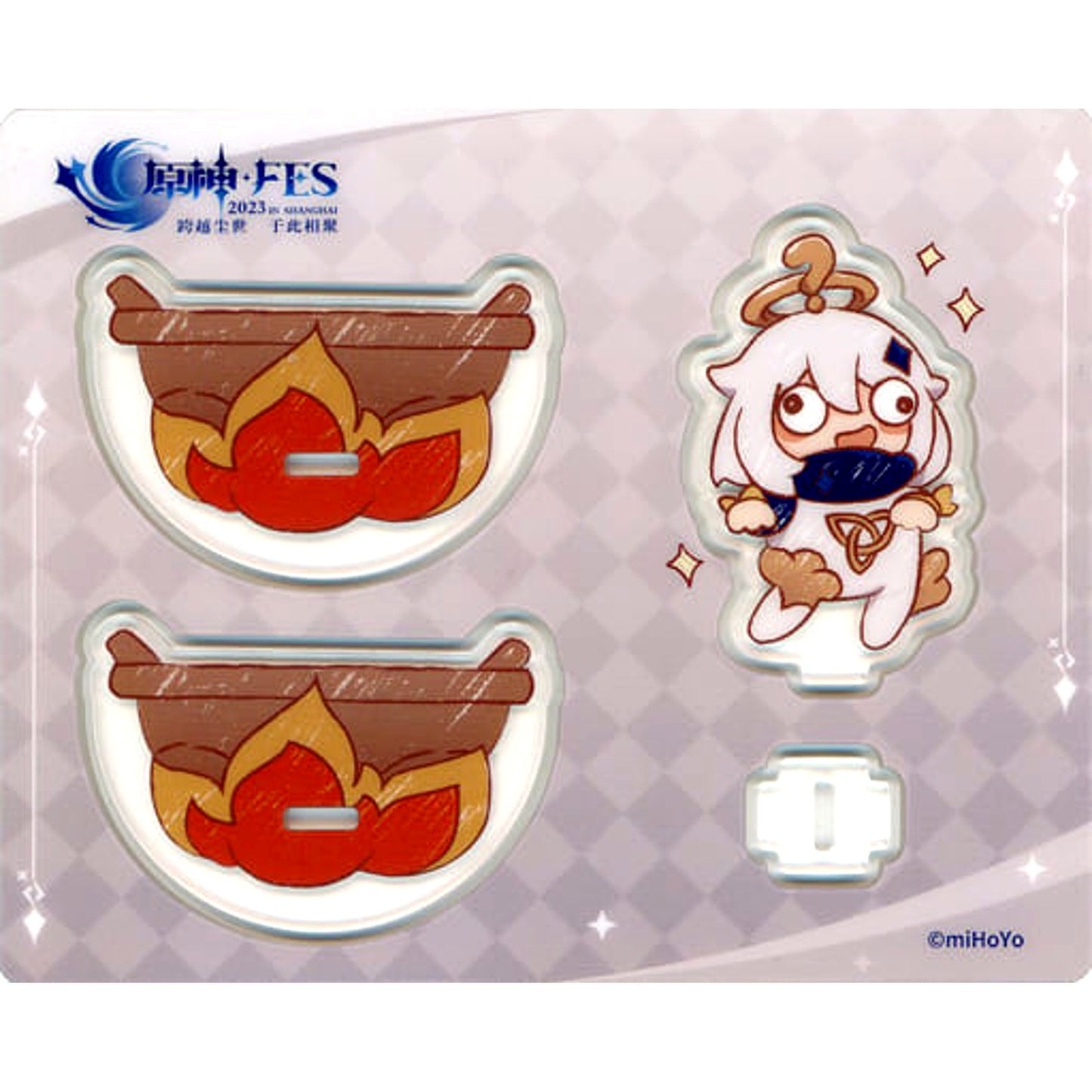 Paimon Eyes Pop Genshin Impact Genshin FES 2023 Rocking Music Ornament Acrylic Stand Bonus [USED]