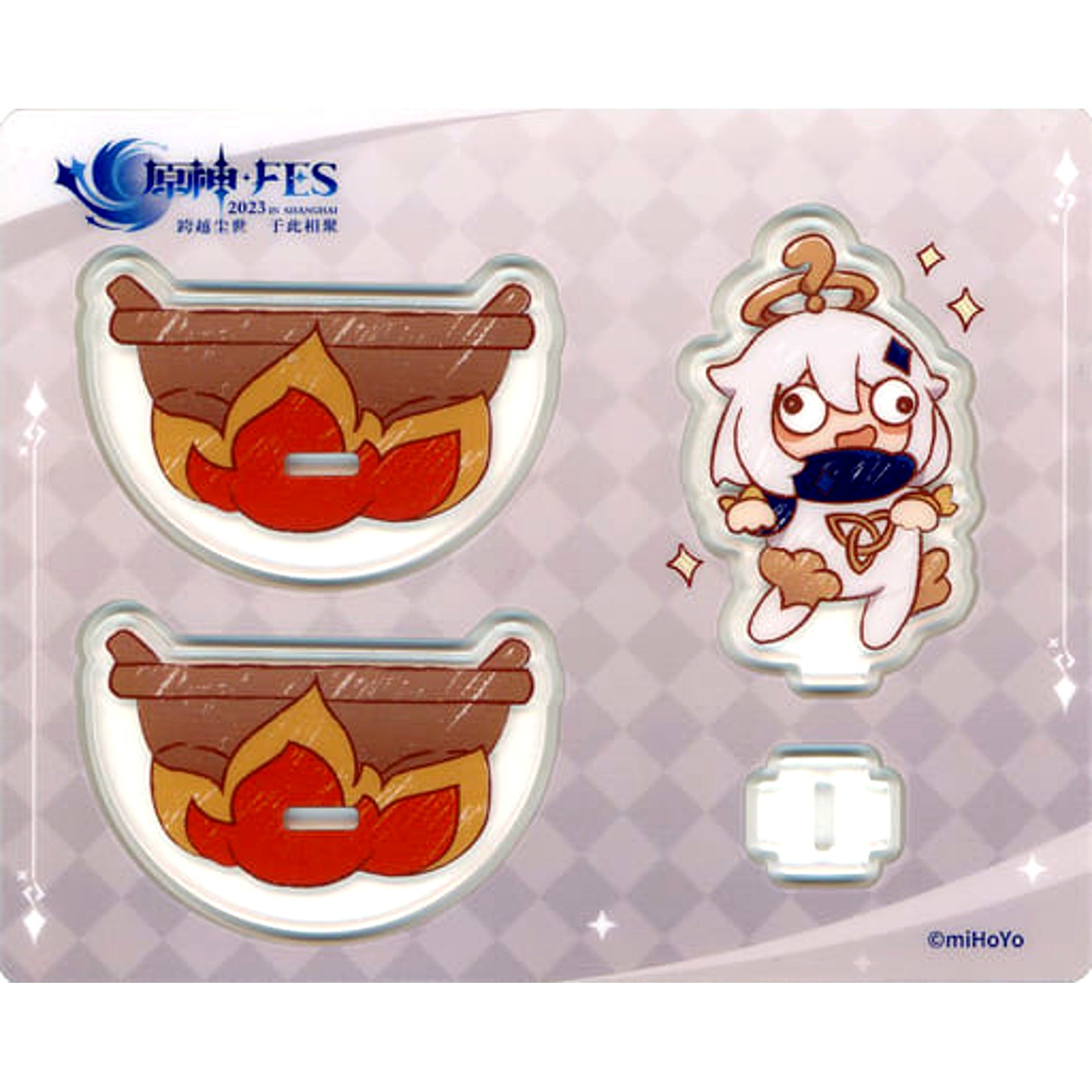 Paimon Eyes Pop Genshin Impact Genshin FES 2023 Rocking Music Ornament Acrylic Stand Bonus [USED]