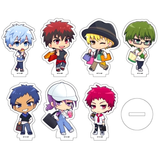 Set of 7 Kuroko's Basketball Acrylic Petit Stand 11. Mini Character Illustration [USED]