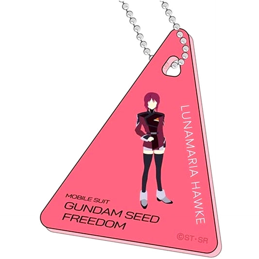 Lunamaria Hawke Mobile Suit Gundam SEED FREEDOM Clear Plate Keychain [USED]