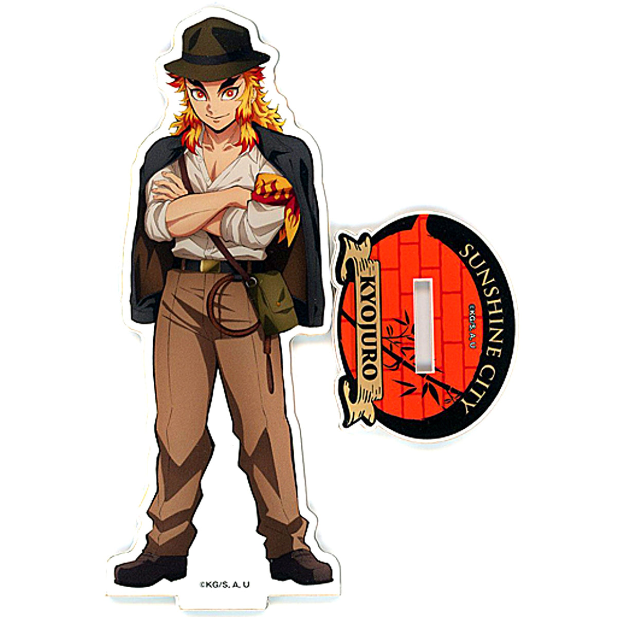 Kyojuro Rengoku Acrylic Stand Demon Slayer x Sunshine City Zen Shuchu! Sun Urban Legend Chapter 2 Sky General Store Tenbou Park Ltd First Half [USED]