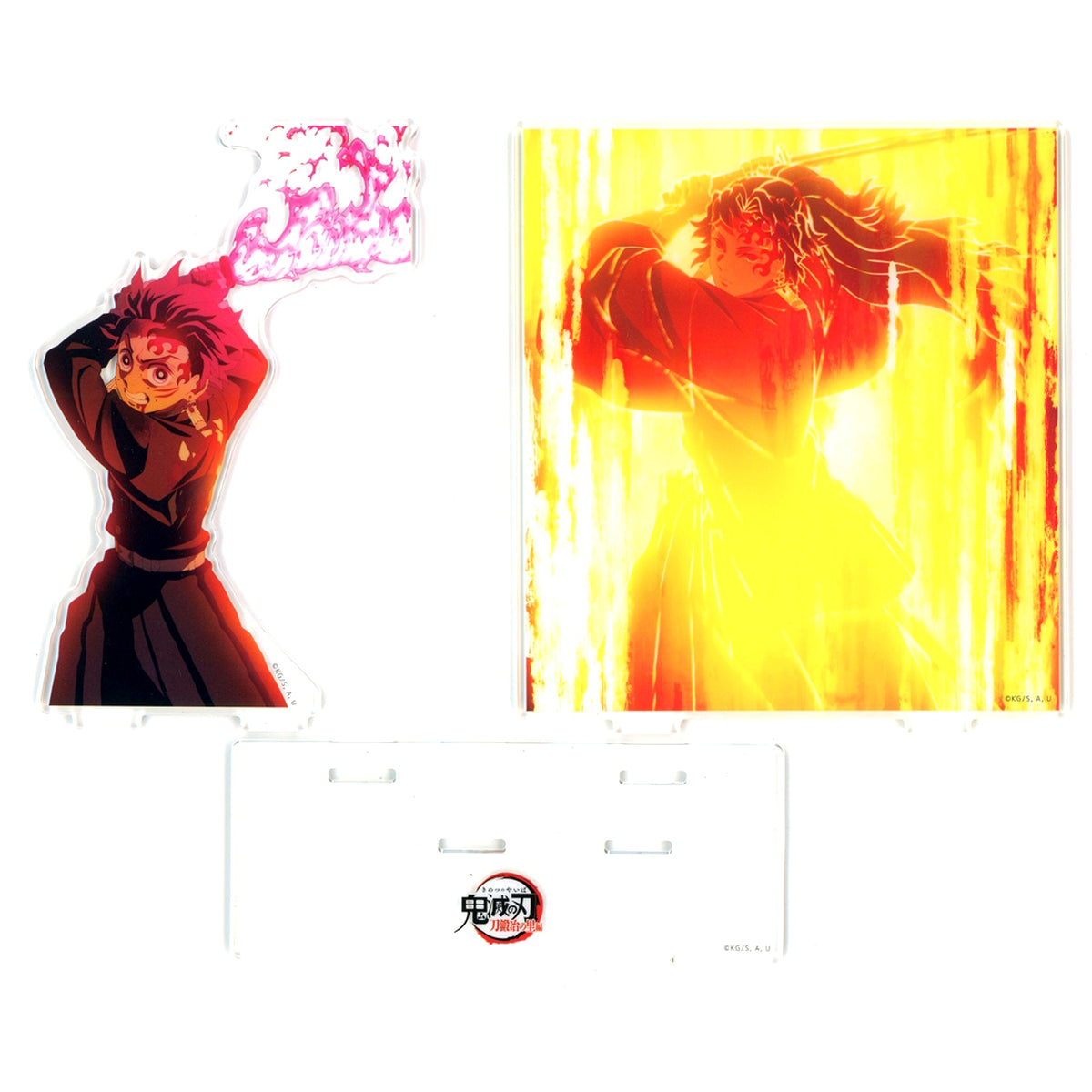 Tanjiro Kamado Demon Slayer Swordsmith Village Arc Character Emaki Cafe 1st Term Kamado Siblings and Love Hashira Overlapping Figures Scene Shot Acrylic Stand [USED]