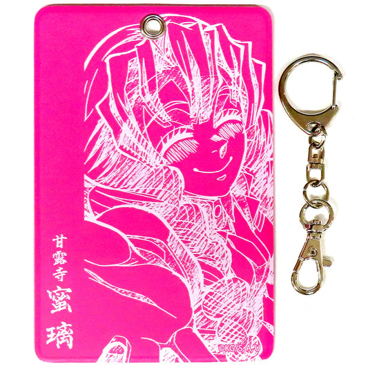 Mitsuri Kanroji Demon Slayer Kimetsu no Yaiba Swordsmith Village Arc Character Emaki Cafe Phase 1 Cheki Style Bromide Holder [USED]