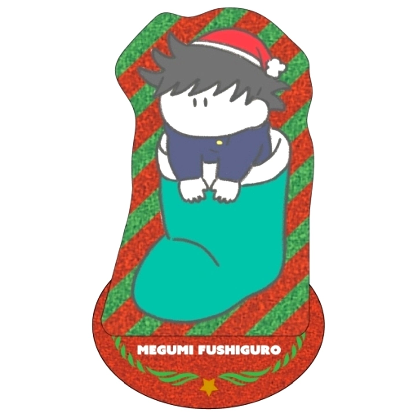 Megumi Fushiguro Jujutsu Kaisen Christmas Trading Metallic Mini Acrylic Stand [USED]