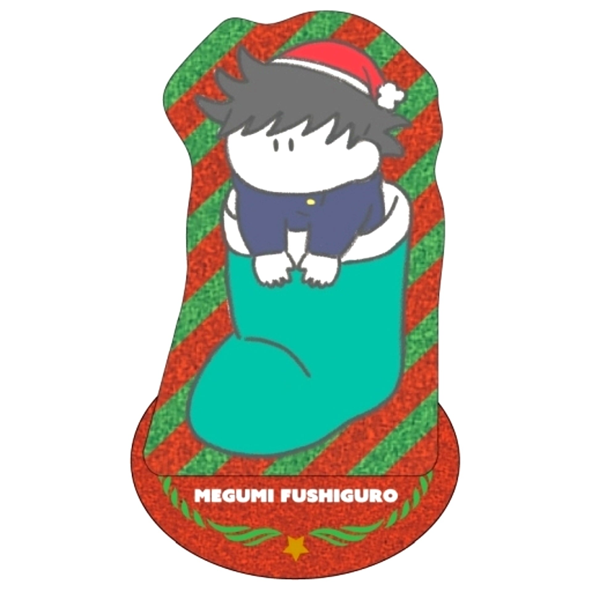 Megumi Fushiguro Jujutsu Kaisen Christmas Trading Metallic Mini Acrylic Stand [USED]