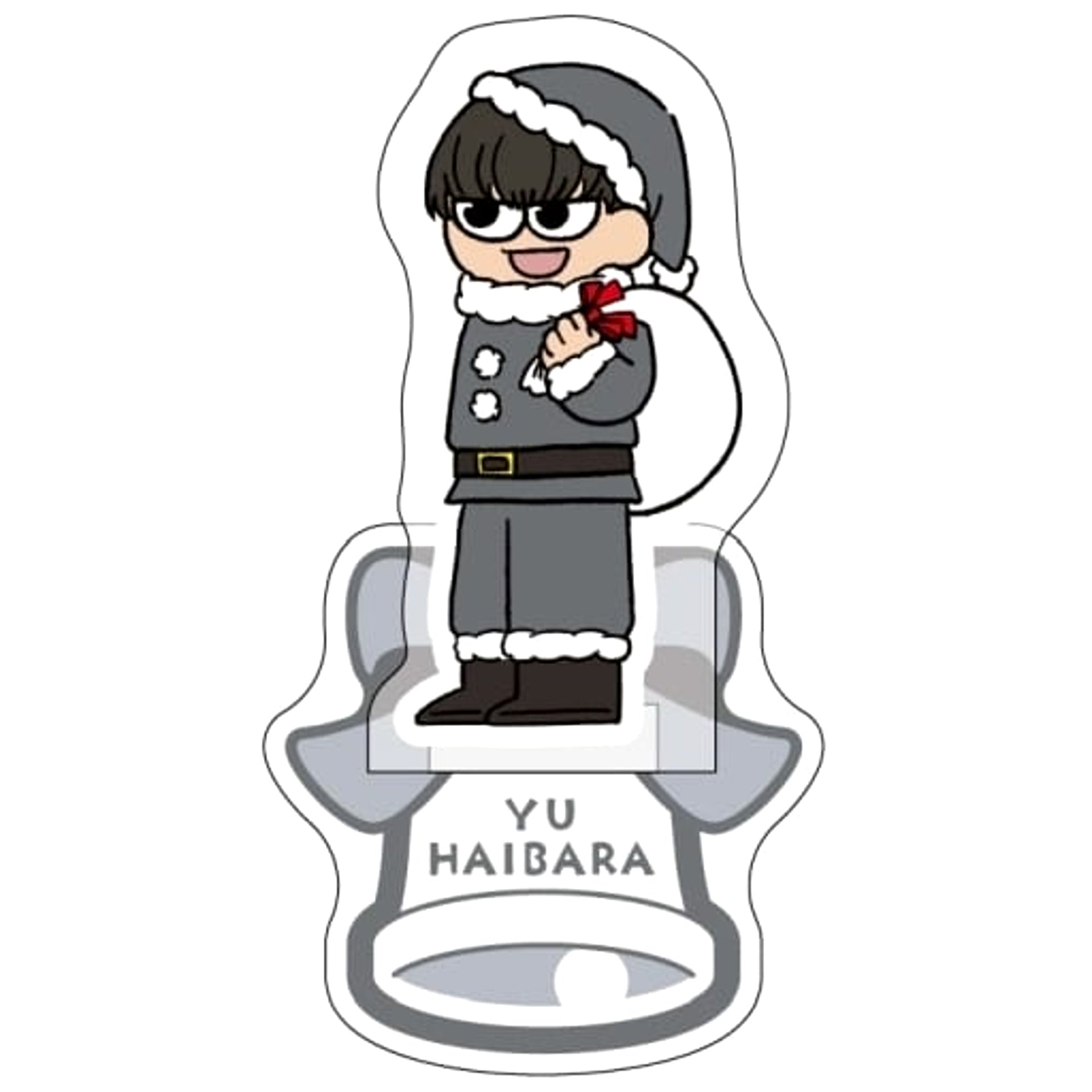 Jujutsu Kaisen Hidden Inventory / Premature Death Yu Haibara Jirori Trading Mini Acrylic Stand Christmas ver. Acrylic Stands [USED]