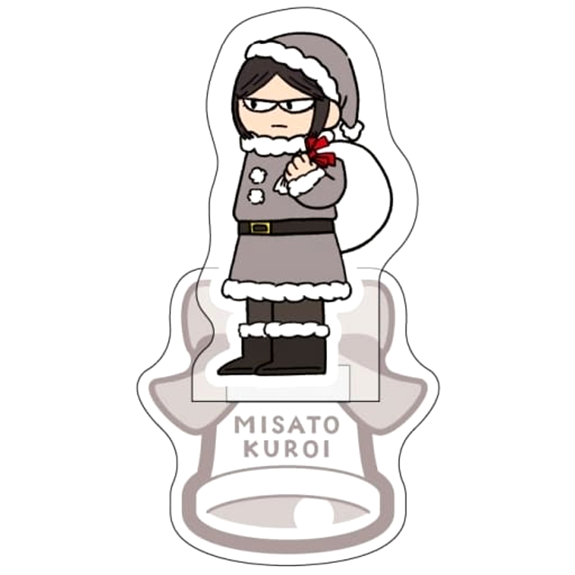 Jujutsu Kaisen Jirori Trading Mini Acrylic Stand Misato Kuroi Christmas Hidden Inventory Ver. Acrylic Stands [USED]