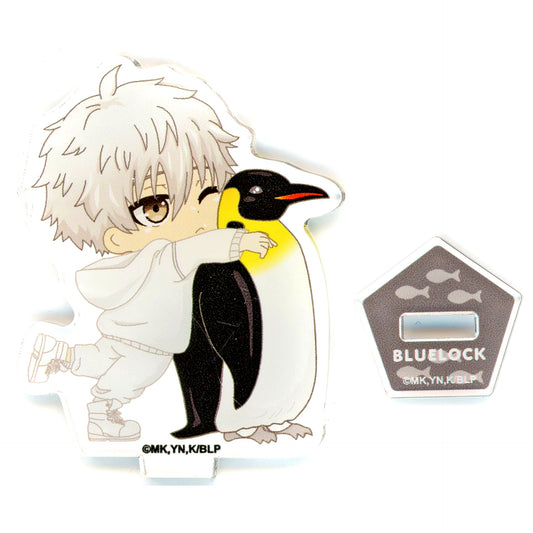 Seishiro Nagi Blue Lock x Right-on AT THE AQUARIUM. Trading Acrylic Stand [USED]