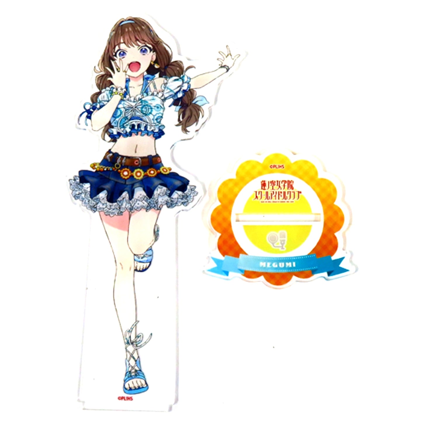 Megumi Fujishima Big Acrylic Stand Natsumeki Pain Ver. Love Live! Hasunosora Girls' High School Idol Club [USED]