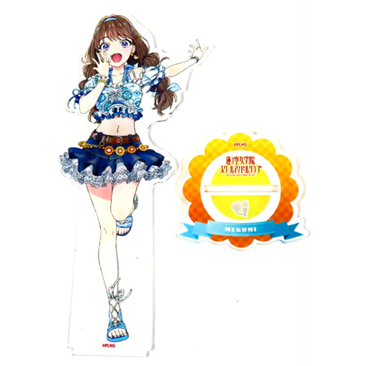 Megumi Fujishima Big Acrylic Stand Natsumeki Pain Ver. Love Live! Hasunosora Girls' High School Idol Club [USED]