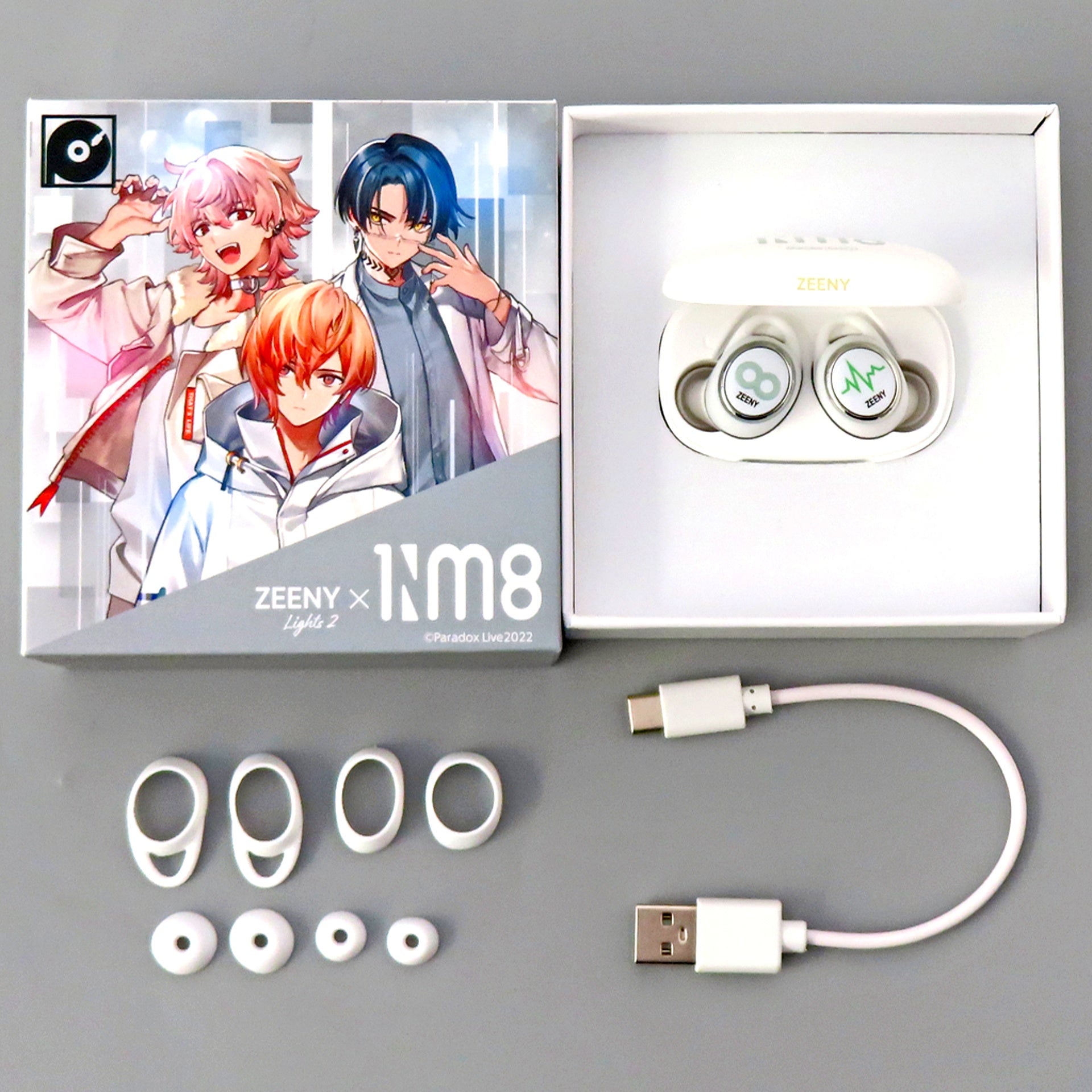 1Nm8 Model Collaboration Earphones Paradox Live x Zeeny Lights 2 [USED]