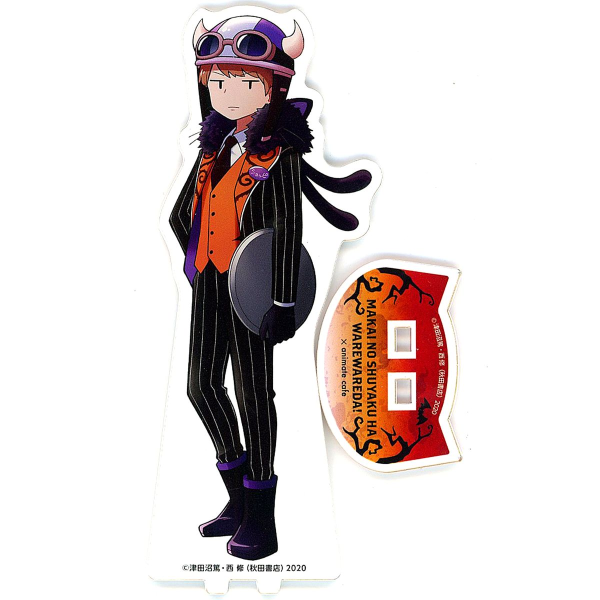 Ironie Shoppi Big Acrylic Stand Welcome to Demon School! Iruma-kun x Makai no Shuyaku wa Wareware da! x animate cafe [USED]