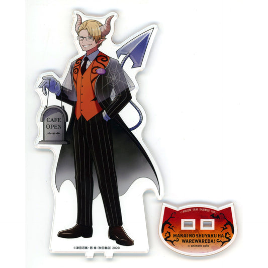 Gruppen Fuhrer Welcome to Demon School! Iruma-kun x Makai no Shuyaku wa Wareware da! x animatecafe Part 2 BIG Acrylic Stand [USED]