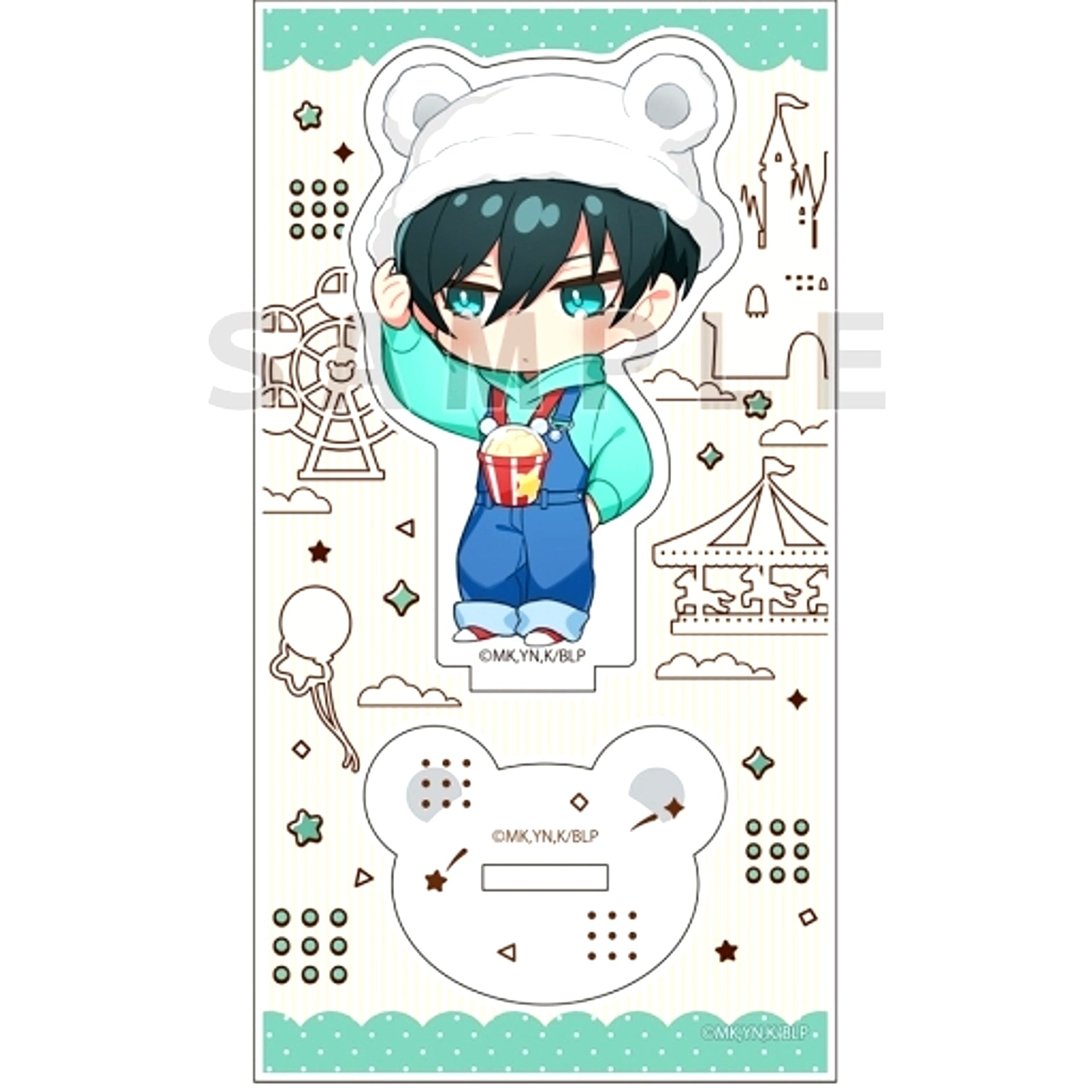 Rin Itoshi Amusement Park Acrylic Stand Blue Lock [USED]