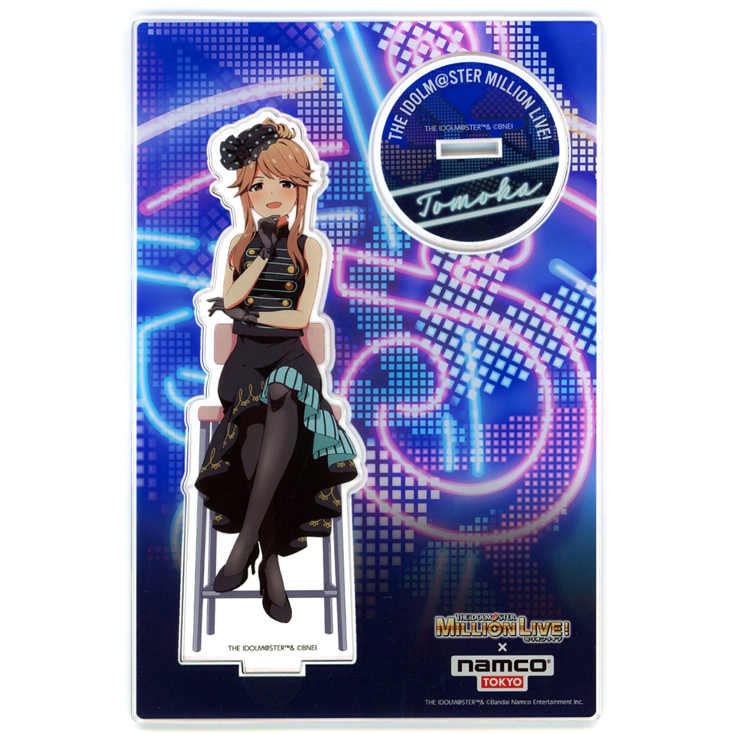 Tomoka Tenkubashi The Idolmaster Million Live! Acrylic Stand Million Cheers! Ver. x namco TOKYO Million Cheers! with ASOBINOTES [USED]