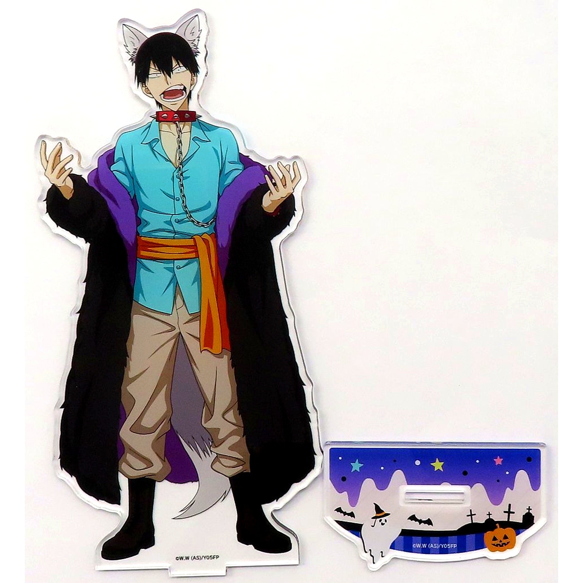 Yasutomo Arakita Acrylic Stand Halloween Yowamushi Pedal LIMIT BREAK x PRINCESS CAFE [USED]