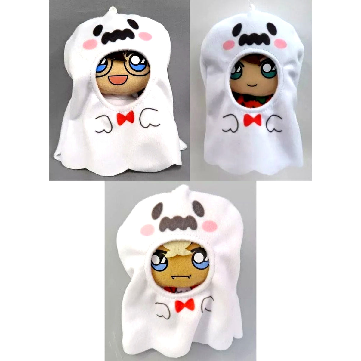 Set of 3 Conan, Haibara and Amuro Halloween Ver. Detective Conan Matowooz! Mascot [USED]