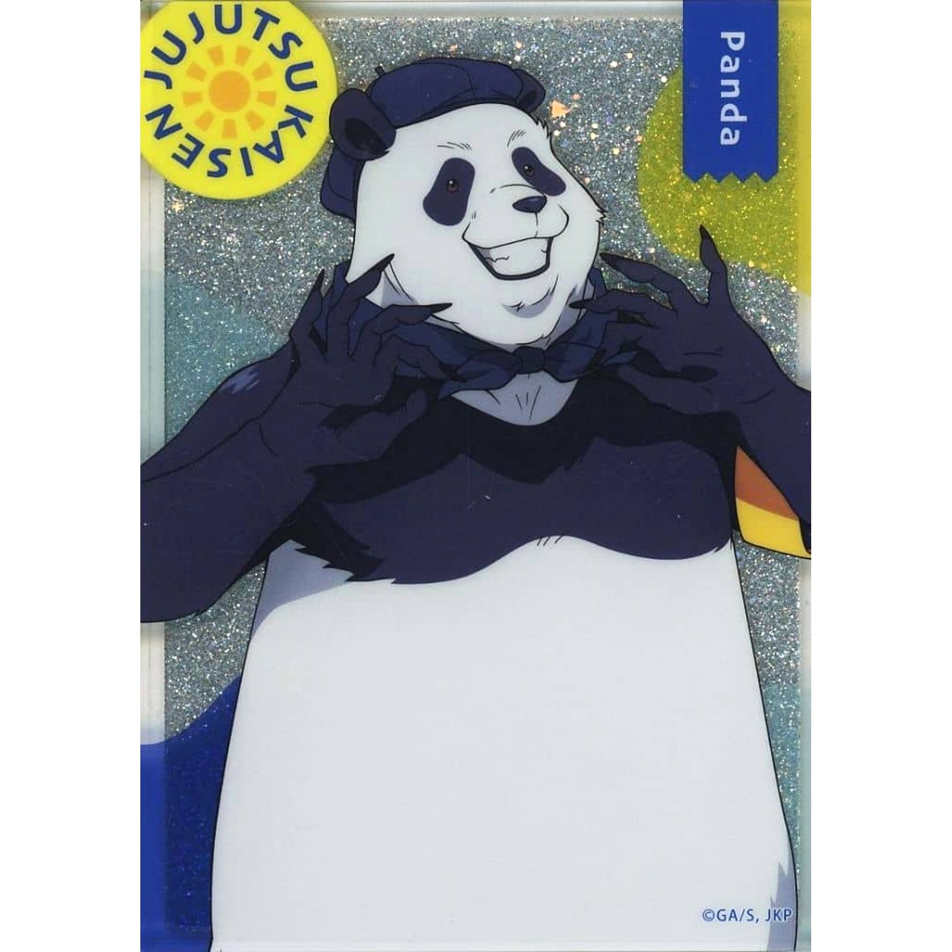 Jujutsu Kaisen Marui POP UP SHOP Panda Oil-in Glitter Acrylic Block Holiday ver. Acrylic Stands [USED]