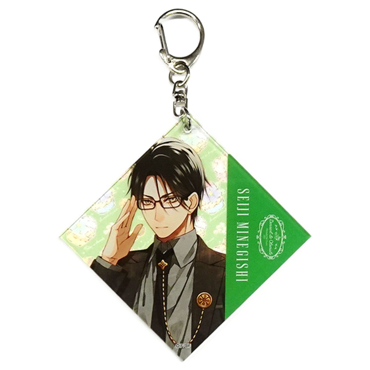 Collar x Malice Seiji Minegishi Acrylic Keychain Dessert De Otomate Otomate Fan Event 2021 Acrylic Keychain Prize Keychains [USED]